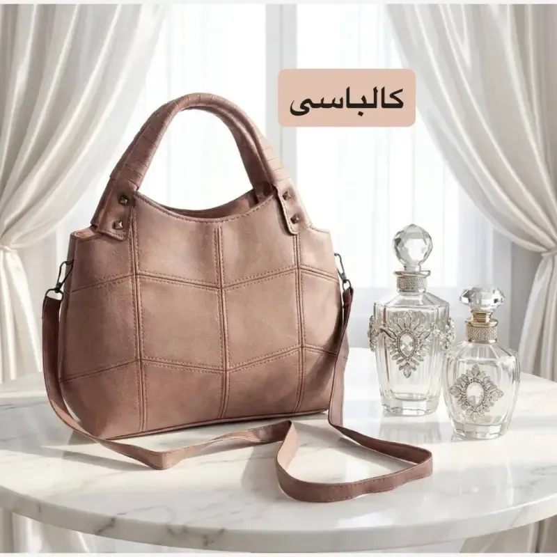 کیف زنانه چرم مصنوعی روزمره بند بلند - تصویر 8