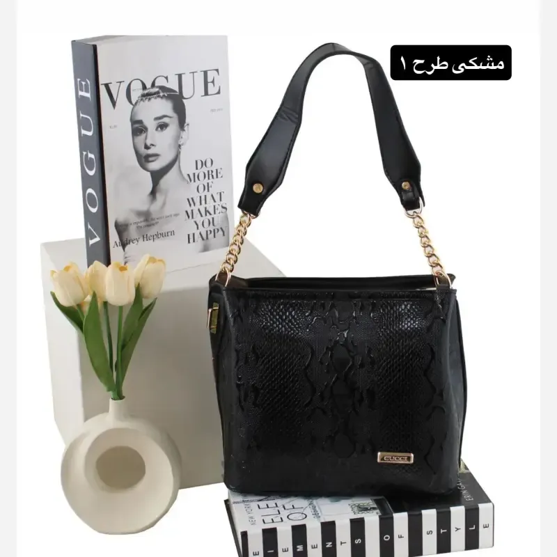 کیف زنانه چرم مصنوعی روزمره و مهمانی - تصویر 3