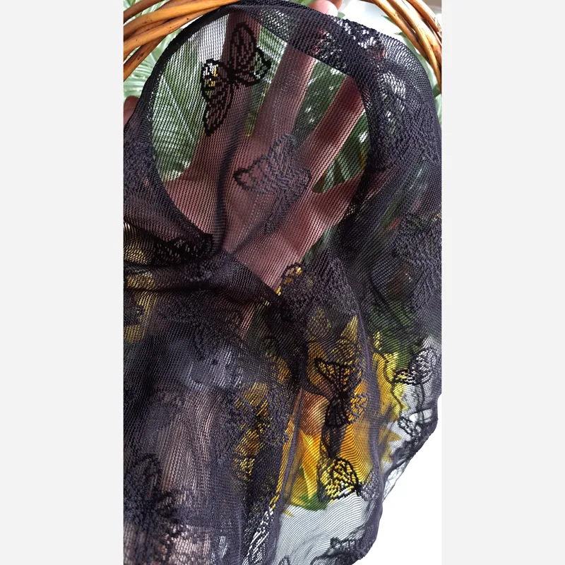 مینی اسکارف تل دار دور گیپور ابعاد 62 در 62 مناسب بهار و تابستان - تصویر 3