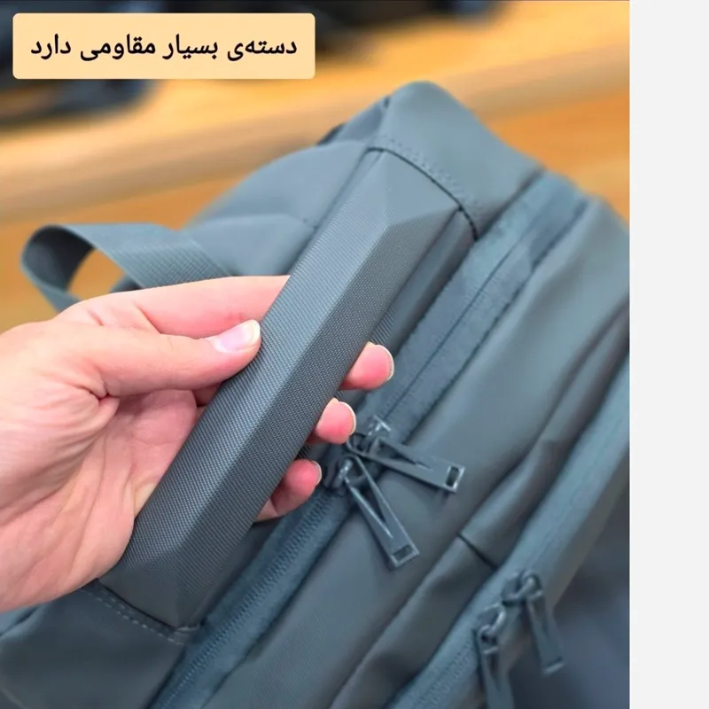 کوله پشتی اسپرت پریزیدنت وارداتی ضد خش جیب دار مدل دو خانه - تصویر 8